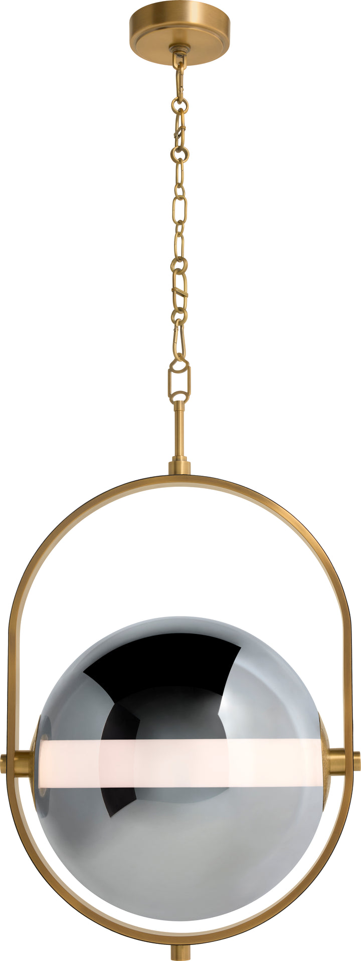 LAGOS 5CCT LED Pendant - Brushed Brass