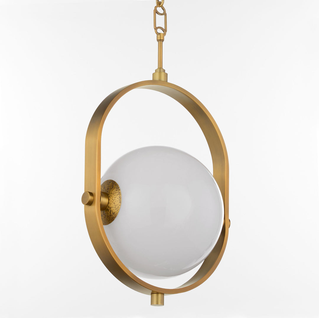 GOMA 1 Light 5CCT LED Pendant - Brushed Brass