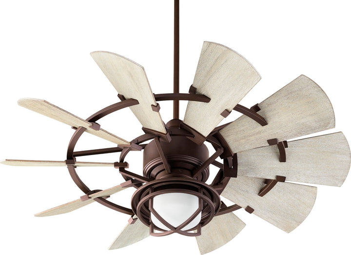 Windmill 44-in 10 Blade Oiled Bronze Modern Farmhouse Ceiling Fan