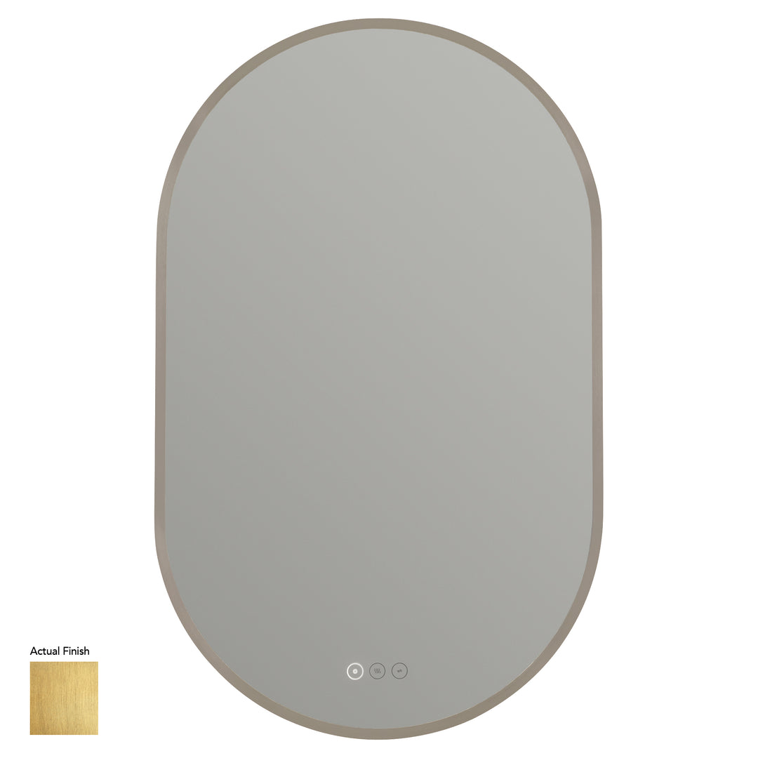Pildora 20"X32" LED Mirror- Brushed Brass