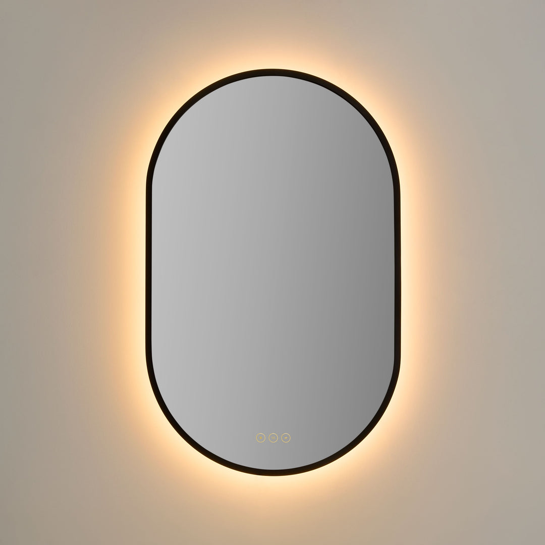 Pildora 20"X32" LED Mirror- Matte Black