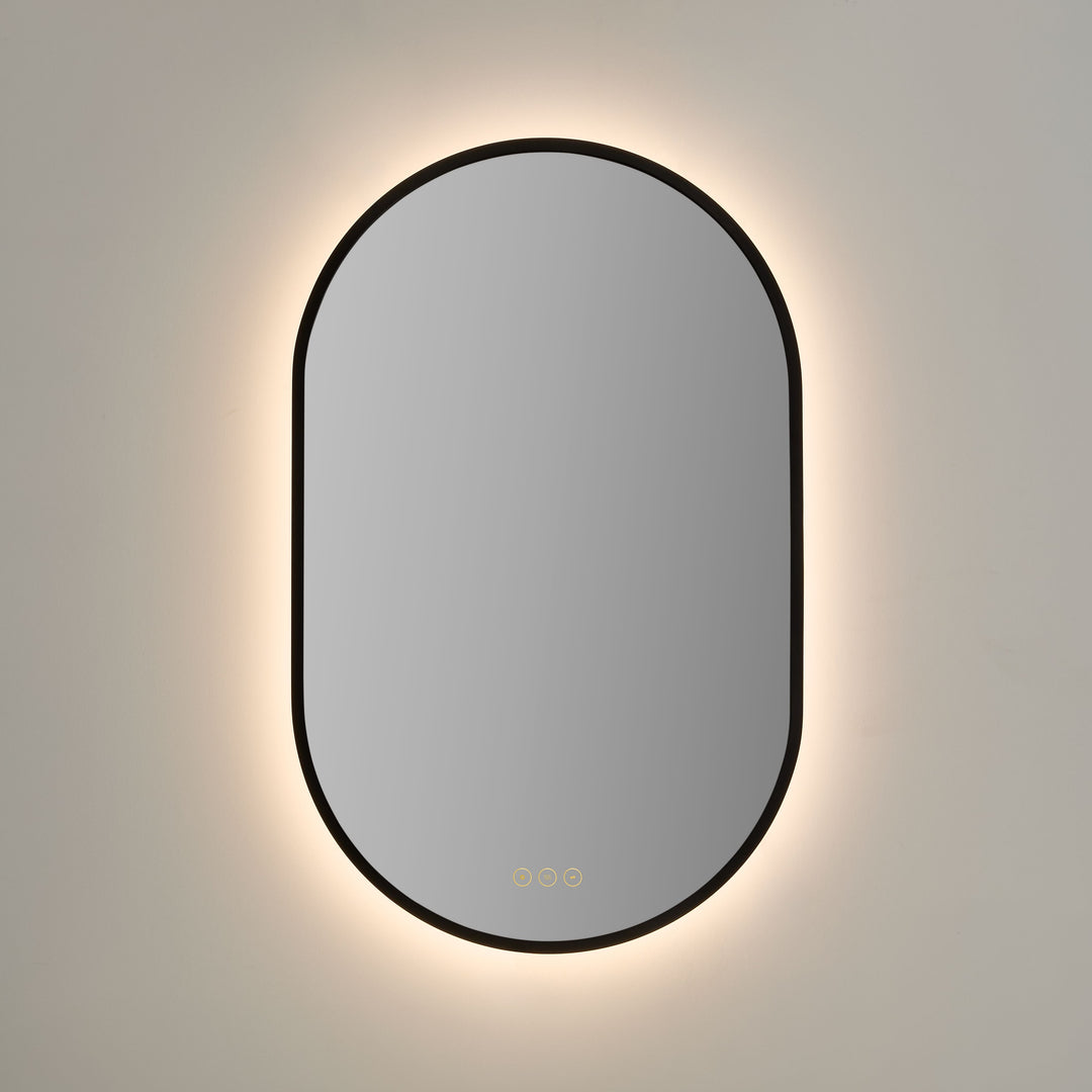 Pildora 20"X32" LED Mirror- Matte Black