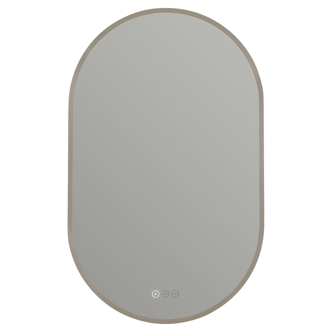 Pildora 20"X32" LED Mirror- Satin Nickel
