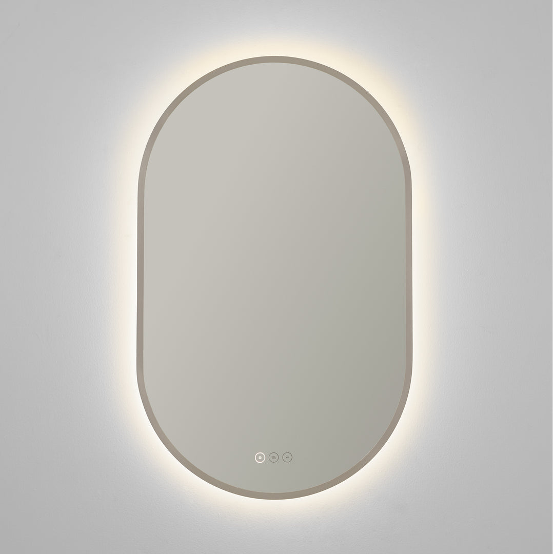 Pildora 20"X32" LED Mirror- Satin Nickel