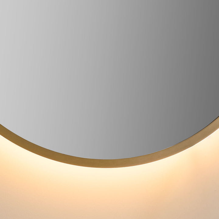 Pildora 21"X42" LED Mirror- Brushed Brass