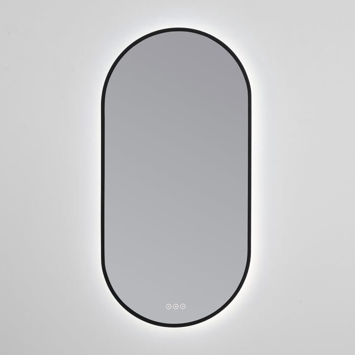 Pildora 21"X42" LED Mirror- Matte Black