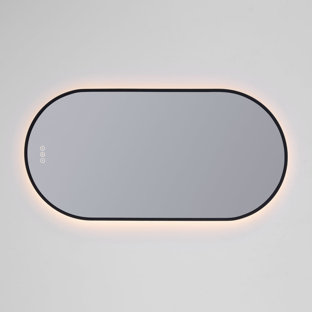 Pildora 21"X42" LED Mirror- Matte Black