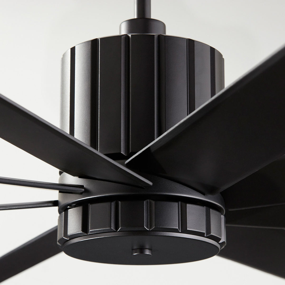Proxima 72-in 8 Blade Black Transitional Ceiling Fan - Textured Black