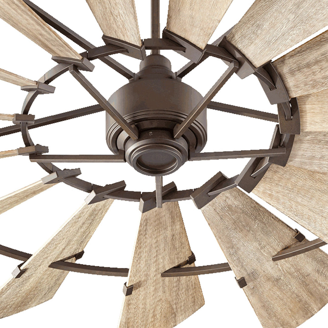 Windmill 72" Oiled Bronze Transitional Ceiling Fan