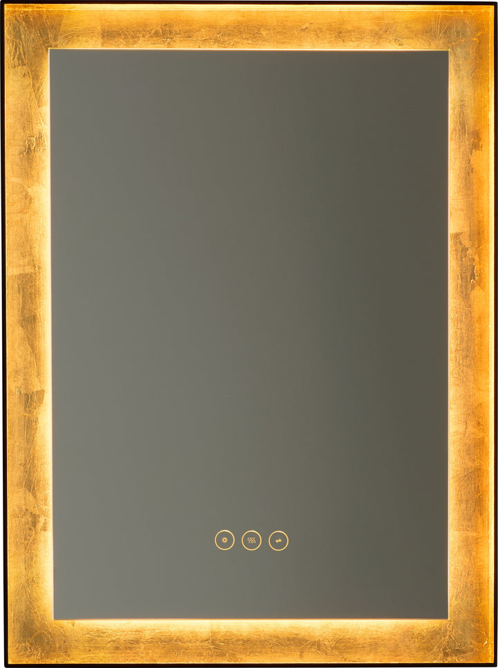 DORATO 18x24 LED Mirror - Gold Leaf