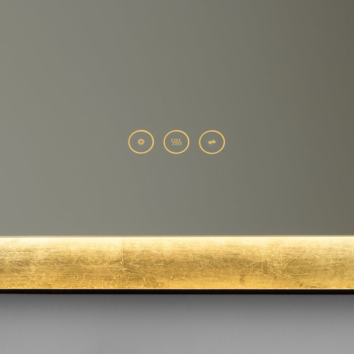 DORATO 18x24 LED Mirror - Gold Leaf