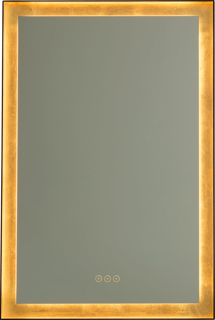DORATO 24x36 LED Mirror - Gold Leaf