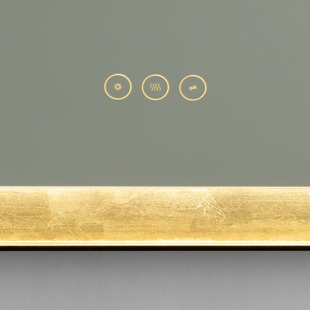 DORATO 24x36 LED Mirror - Gold Leaf