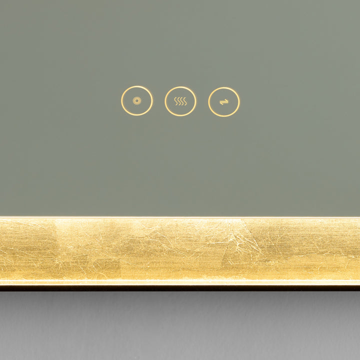 DORATO 24x36 LED Mirror - Gold Leaf