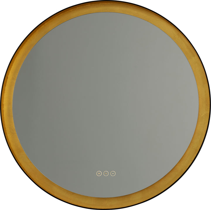 DORATO 30" LED Mirror - Gold Leaf