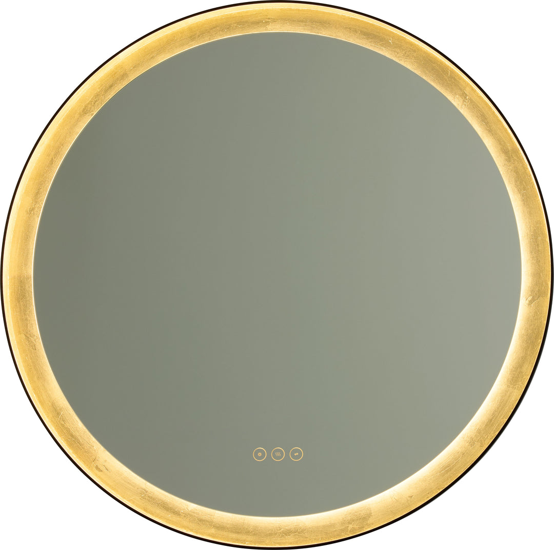 DORATO 30" LED Mirror - Gold Leaf