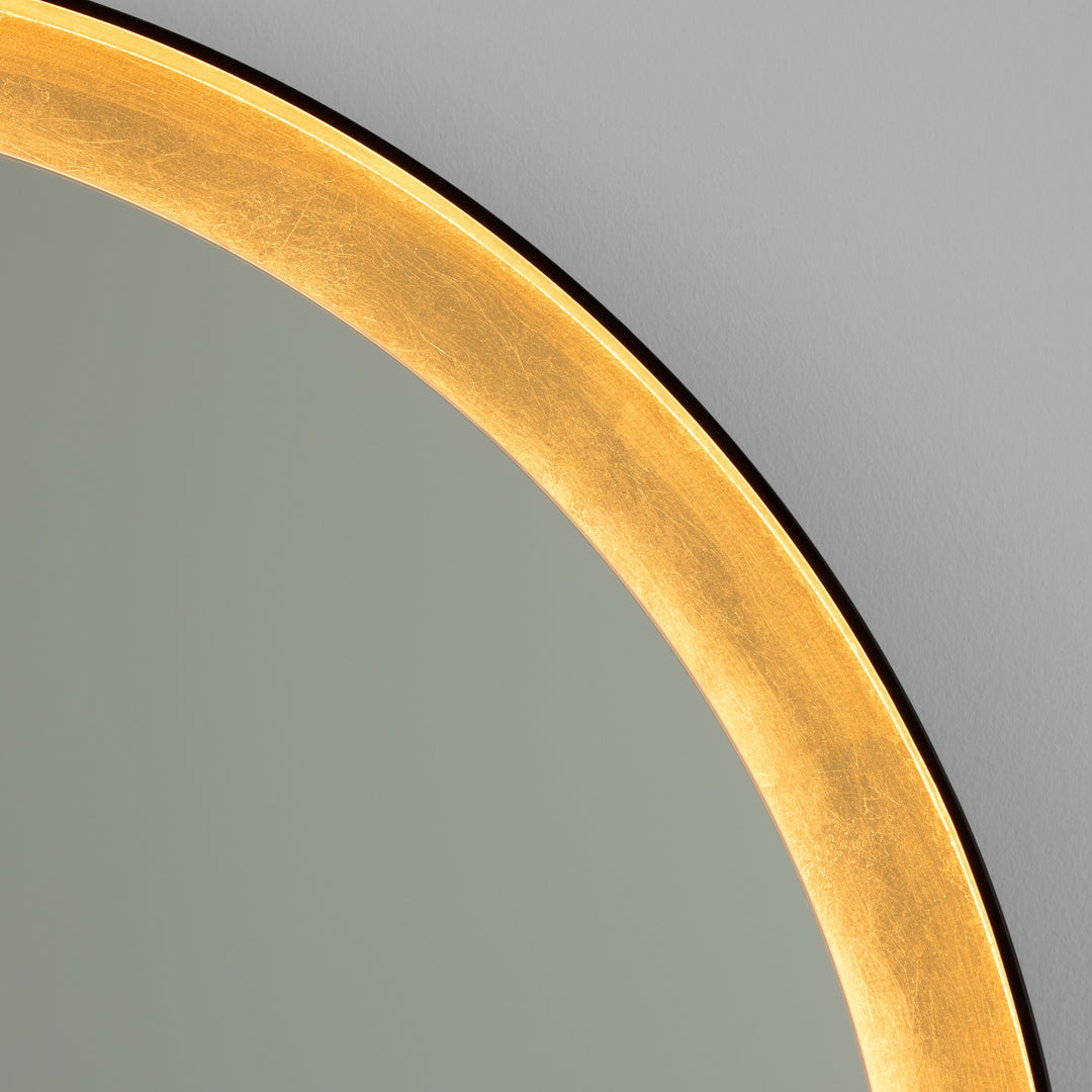 DORATO 30" LED Mirror - Gold Leaf