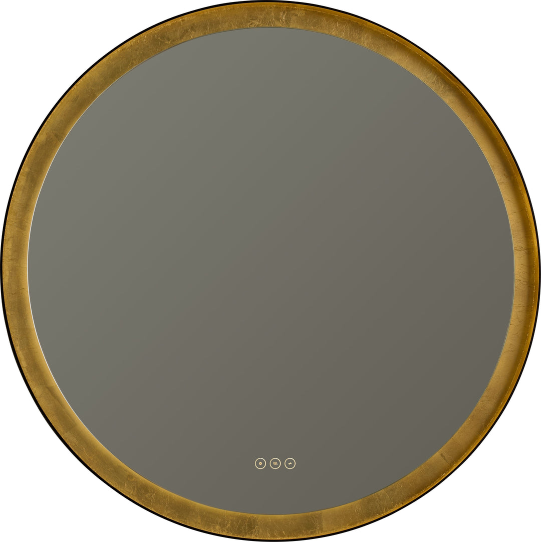 DORATO 36" LED Mirror - Gold Leaf