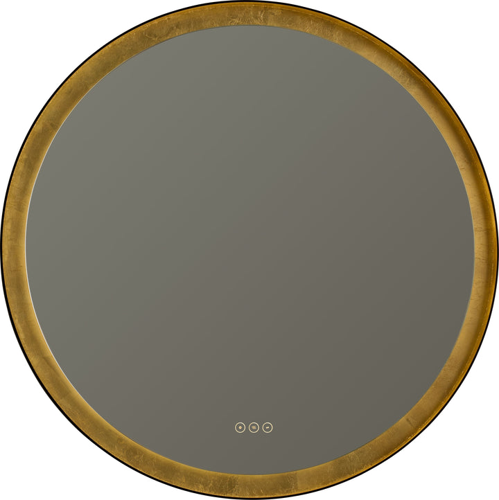 DORATO 36" LED Mirror - Gold Leaf
