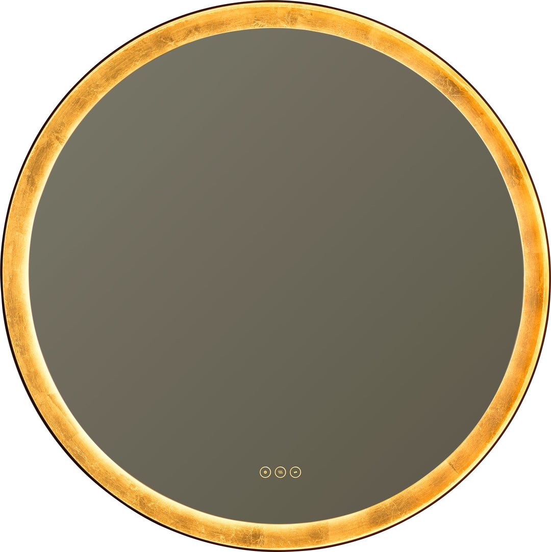 DORATO 36" LED Mirror - Gold Leaf