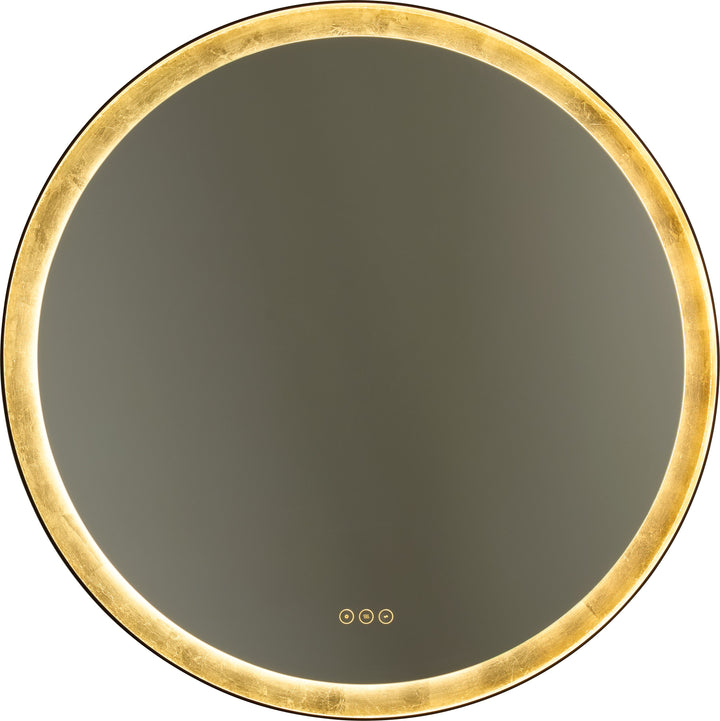 DORATO 36" LED Mirror - Gold Leaf