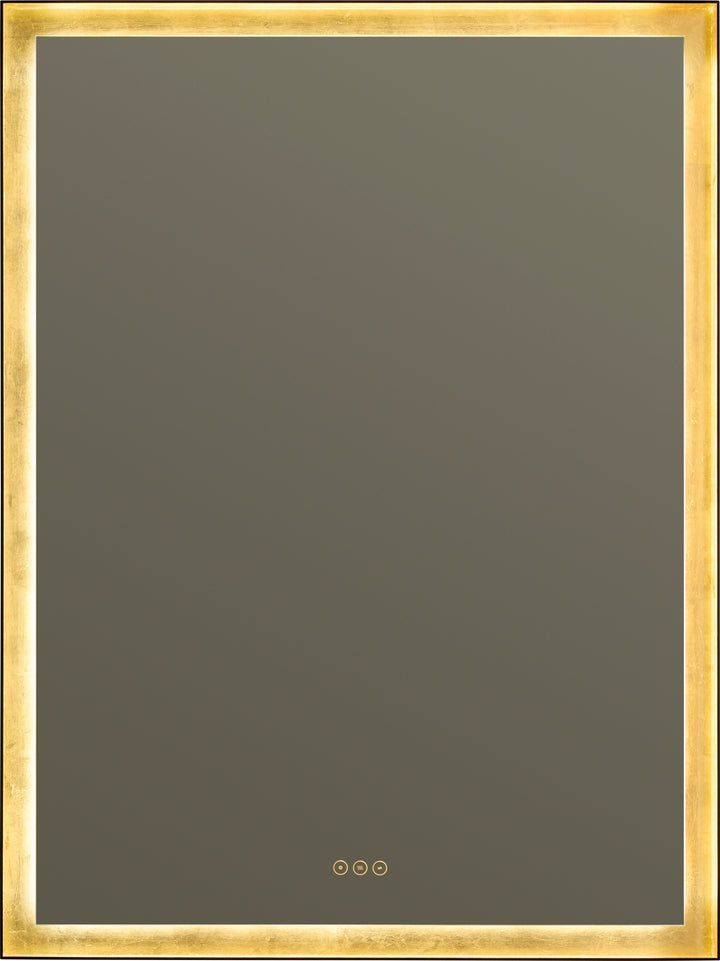 DORATO 36x48 LED Mirror - Gold Leaf
