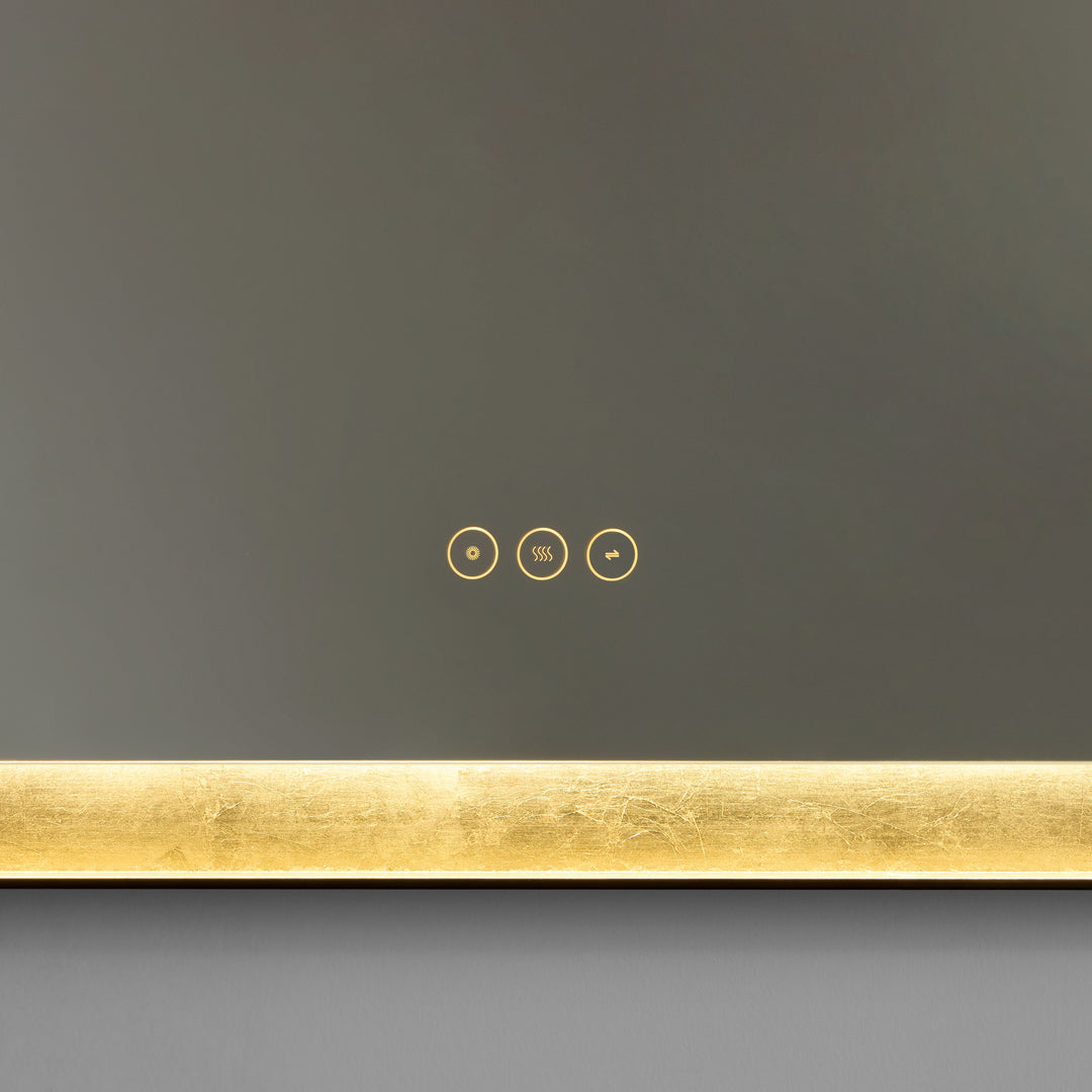 DORATO 36x48 LED Mirror - Gold Leaf