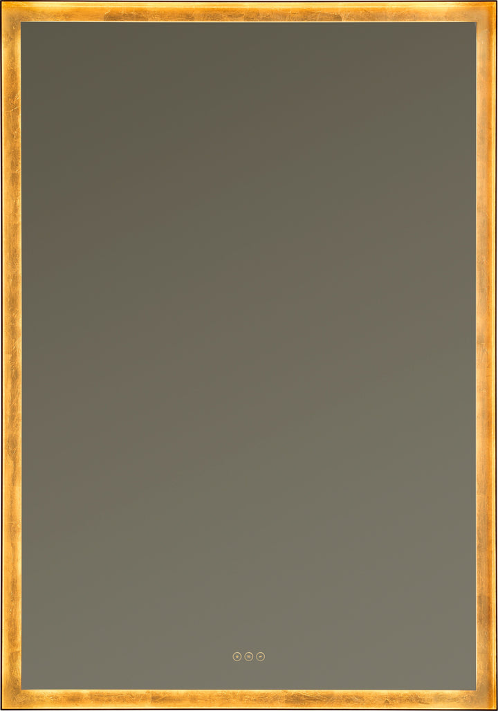 DORATO 42x60 LED Mirror - Gold Leaf