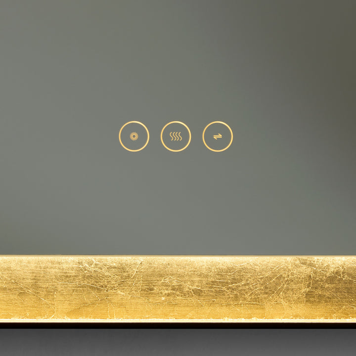 DORATO 42x60 LED Mirror - Gold Leaf