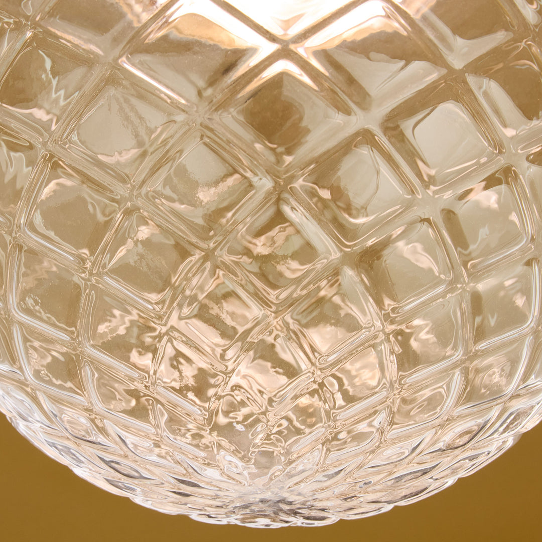 Genevieve 5CCT LED Pendant - Matte Black/Brushed Brass
