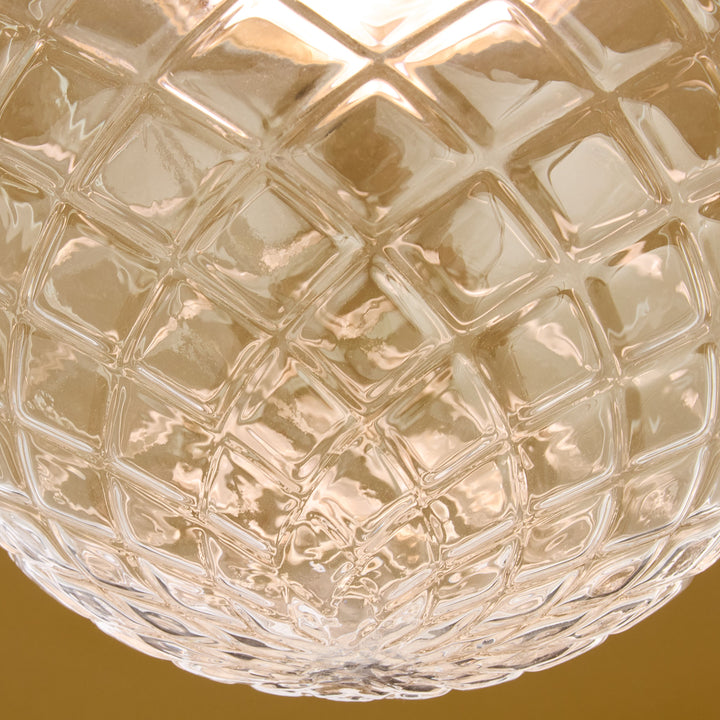 Genevieve 5CCT LED Pendant - Matte Black/Brushed Brass