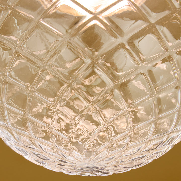 Genevieve 5CCT LED Pendant - Matte Black/Brushed Brass