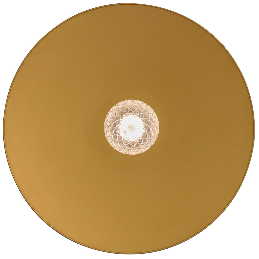 Genevieve 5CCT LED Pendant - Matte Black/Brushed Brass