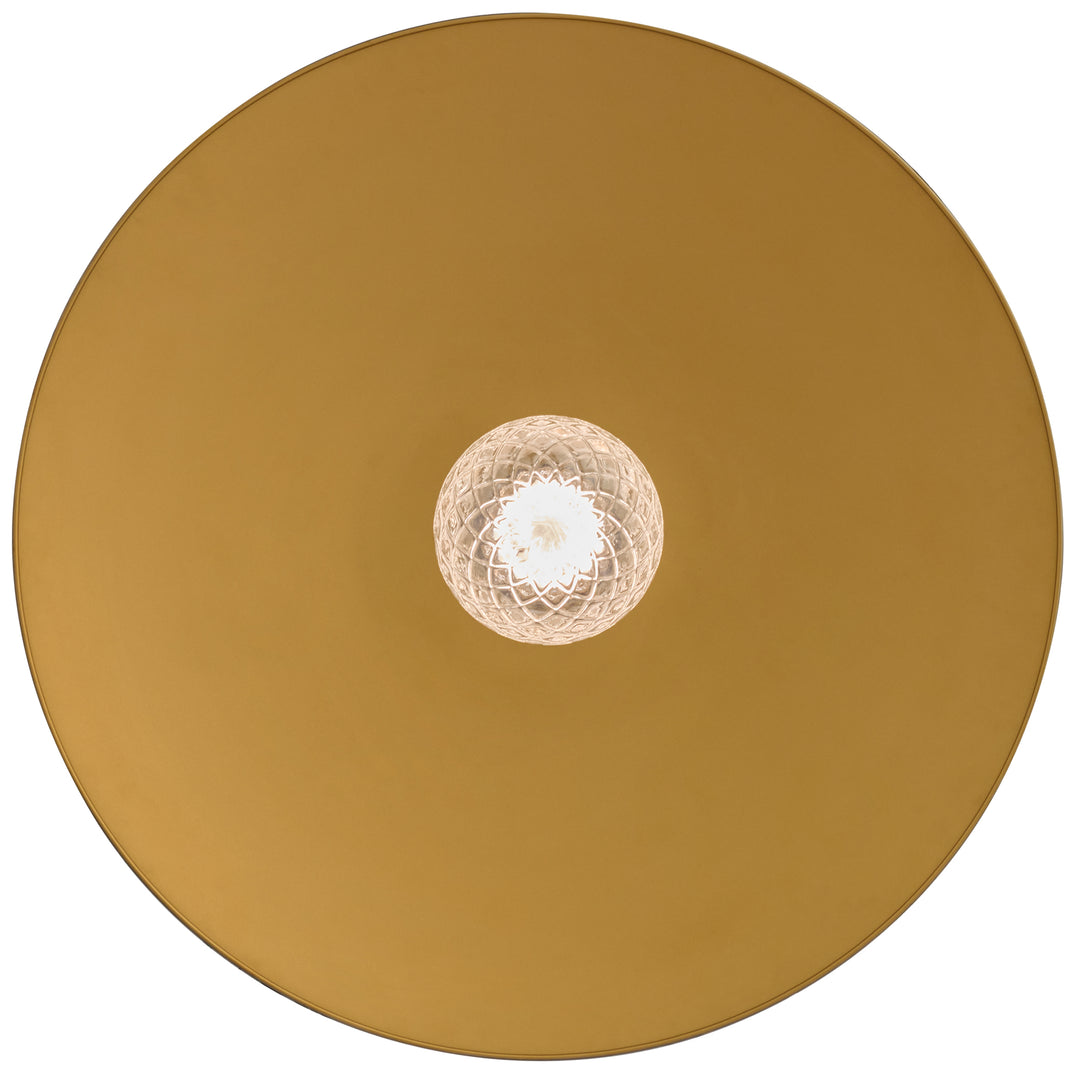 Genevieve 5CCT LED Pendant - Matte Black/Brushed Brass