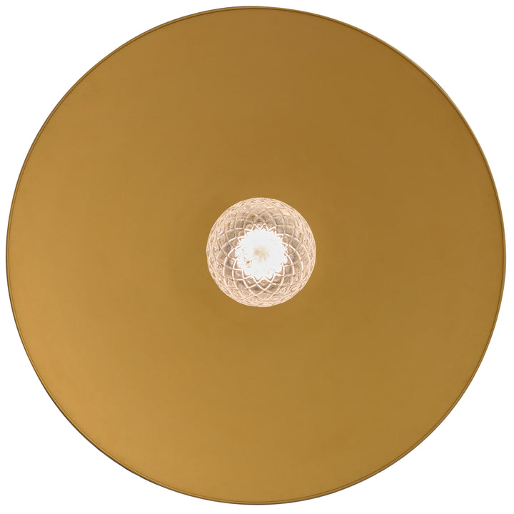 Genevieve 5CCT LED Pendant - Matte Black/Brushed Brass
